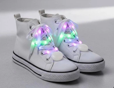 LED Шнурки для Обуви: Светящиеся (3 Режима)