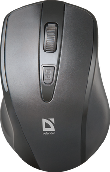 Беспроводная оптическая мышка Defender Datum MM-265, USB, 1600 dpi, 3 кнопки, маленькая, черная (LKMTR_800272)