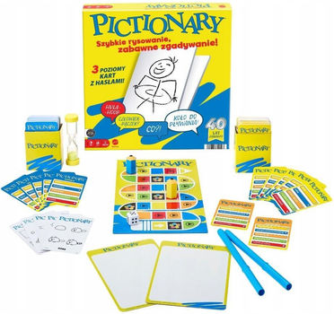 Gra planszowa Mattel Pictionary (edycja polska) (0194735312597)