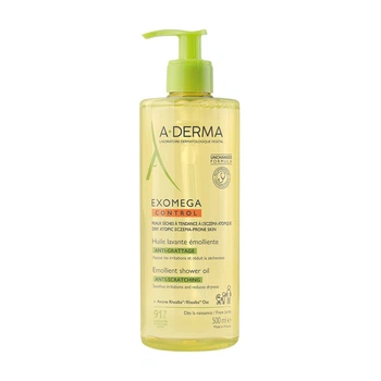 Очищувальна олія для атопічної та сухої шкіри A-Derma Exomega Control Emollient Cleansing Oil 500 мл