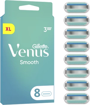 Сменные картриджи для бритья (лезвия) женские Venus Smooth 8 шт (8700216969031)