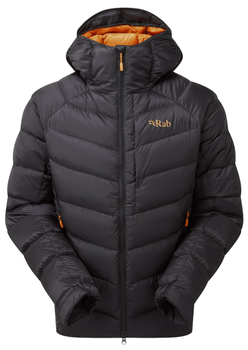 Куртка чоловіча Rab Glaceon Pro Jacket M Чорний-Помаранчевий
