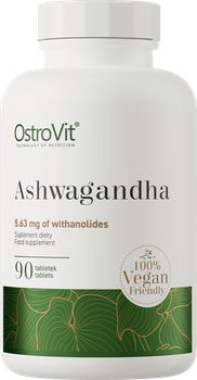 Вітамінно-мінеральний комплекс OstroVit Ashwagandha 90 таблеток (5902232617566)