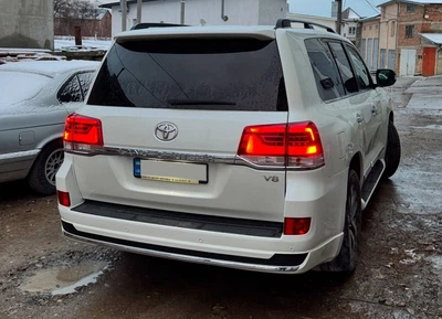 Задний бампер 2016-2026 грунтованный (Китай) для Toyota Land Cruiser 200