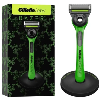 Станок Gillette Labs Razer Limited Edition із миючим елементом 5 лез з 1 змінним картриджем і магнітною док-станцією
