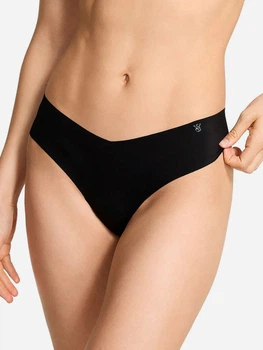 Трусики-танга жіночі Victoria's Secret 173629926 S Чорні (1159852725)