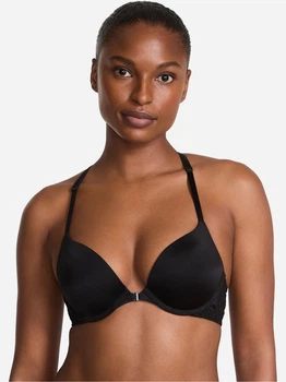 Бюстгальтер с косточками с Push-up Victoria's Secret 713312803 34C Черный (1159852771)