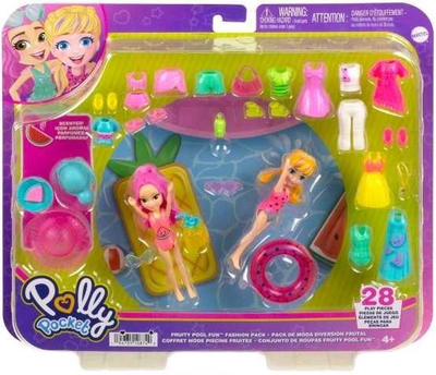 Ігровий набір Mattel Polly Pocket: Великий модний комплект із 2 ляльками (0194735108749)