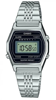 Женские часы CASIO Vintage LA690WEA-1EF серебристые электронные винтажные