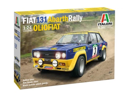 Збірна модель 1:24 ралійний автомобіль FIAT 131 Abarth Rally OLIO FIAT Italeri 3667