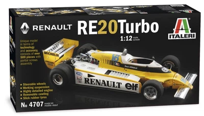 Збірна модель 1/12 болід Формула 1 Renault RE20 Turbo Italeri 4707