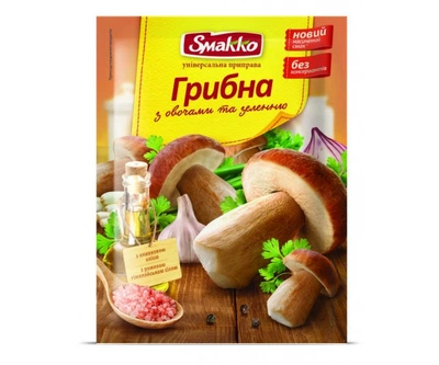 Приправа универсальная Грибная с овощами и зеленью TM "Smakko" 80 g