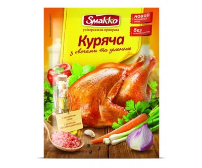 Приправа универсальная Куриная с овощами и зеленью 80 g TM "TM "Smakko"