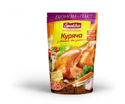 Приправа универсальная Куриная с овощами и зеленью 160 g TM "TM "Smakko"