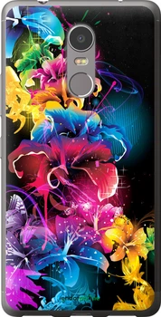 Чехол на Lenovo K6 Note Абстрактные цветы "511t-453-70447"