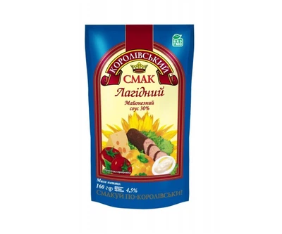 Соус майонезный 30% "Лагидный" 160 g «TM Королевский вкус»