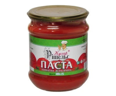 Томатная паста Классическая 25% TM "Кухар Ришелье" 480 g