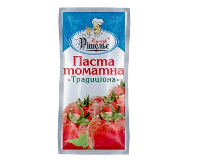 Томатная паста "Традиционная" 25% 70 g «TM "Кухар Ришелье»