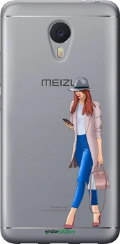 Чехол на Meizu M3 Note Девушка 1 "4751t-256-70447"