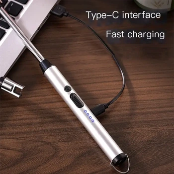 USB перезаряджувана кухонна електронна пульсуюча запальничка, плазмовий дуговий запальник