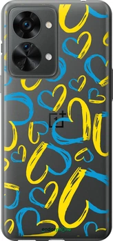 Чохол на OnePlus Nord 2T Серця UA "5292u-2640-70447"