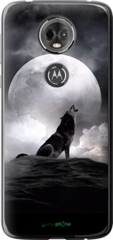 Чехол на Motorola Moto E5 Plus Воющий волк "934u-1412-70447"