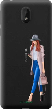 Чехол на Nokia 1 Plus Девушка 1 "4751u-1677-70447"