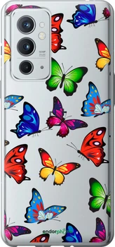 Чехол на OnePlus 9RT Красочные мотыльки "4761u-2520-70447"