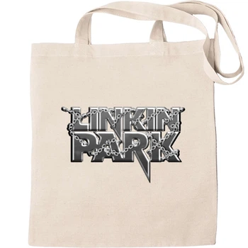 Еко-Сумка для шопінгу Linkin park 2 Бежевий