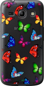 Чехол на Samsung Galaxy Core Plus G3500 Красочные мотыльки "4761u-359-70447"