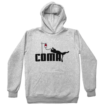 Худі Преміум Унісекс Coma 2XL Світлий сірий Без утеплювача