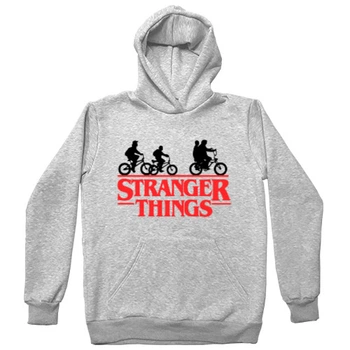 Худі Преміум Унісекс Stranger things 5 XL Світлий сірий Без утеплювача