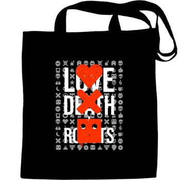 Еко-Сумка для шопінгу Love death and robots 2 Чорний