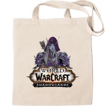 Еко-Сумка для шопінгу World of warcraft shadowlands сільвана Бежевий
