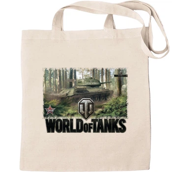 Еко-Сумка для шопінгу World of tanks 14 Бежевий