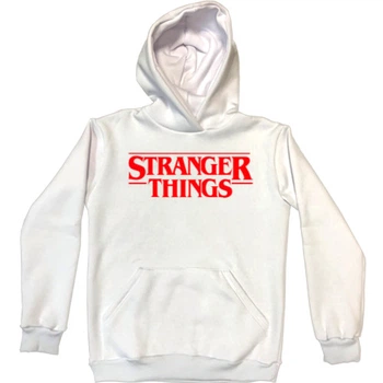 Худі Преміум Унісекс Stranger things 1 4XL Білий Без утеплювача