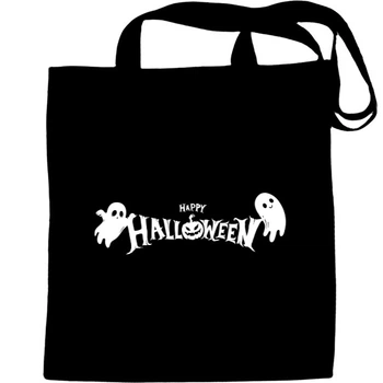 Еко-Сумка для шопінгу Happy halloween Чорний