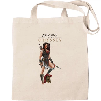 Еко-Сумка для шопінгу Assassins creed odyssey Бежевий