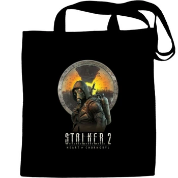 Еко-Сумка для шопінгу Stalker 2 - heart of chornobyl Чорний