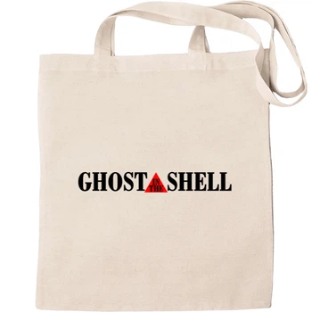 Еко-Сумка для шопінгу Ghost in the shell logo Бежевий
