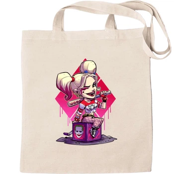 Еко-Сумка для шопінгу Harley quinn Бежевий