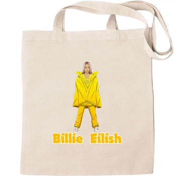 Еко-Сумка для шопінгу Billie eilish 8 Бежевий