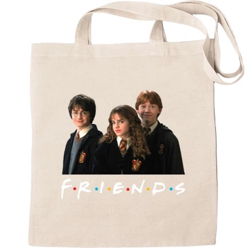 Еко-Сумка для шопінгу гарри поттер / harry potter friends Бежевий