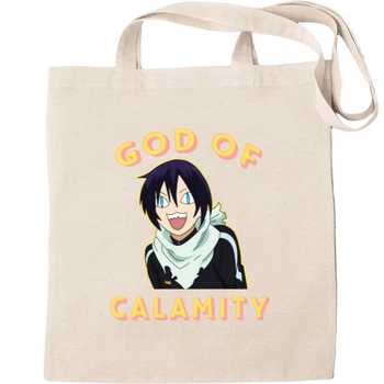 Еко-Сумка для шопінгу God of calamity (бездомный бог / noragami) Бежевий