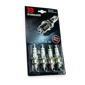 Свеча зажигания 33 STANDARD А-17 В короткая (зазор 0,7) (к-кт 4 шт)