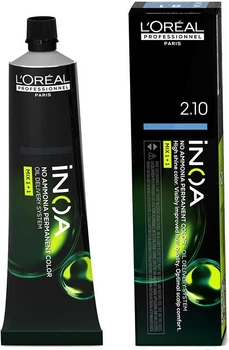 Фарба для волосся L'Oreal Professionnel Inoa Permanent Color без аміаку 2.10 60 г (3474637130848)
