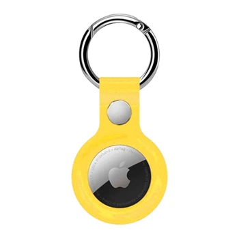 Чехол для Apple AirTag Silicone Key Ring (Yellow) HC [61739]