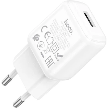 Сетевое зарядное устройство Hoco C96A 1USB White (765970) [76966]