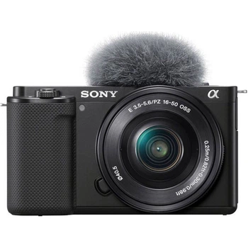 Беззеркальный фотоаппарат Sony ZV-E10 Kit 16-50mm f3.5-5.6 OSS Black (ILCZVE10LB.CEC) [88779]