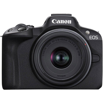 Беззеркальный фотоаппарат Canon EOS R50 Kit RF-S 18-45mm f4.5-6.3 IS STM+RF-S 55-210mm Black (5811C034) [87252]